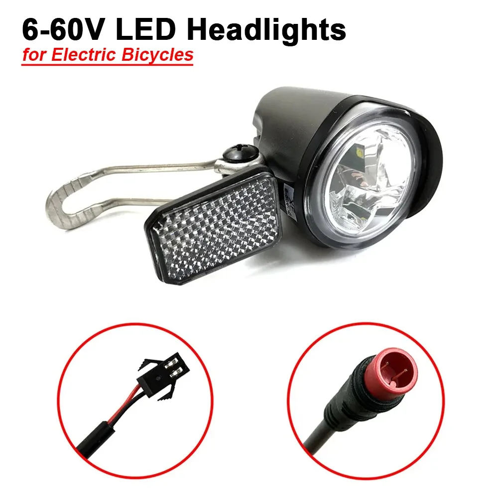 Faro LED para Bicicleta Eléctrica 6V