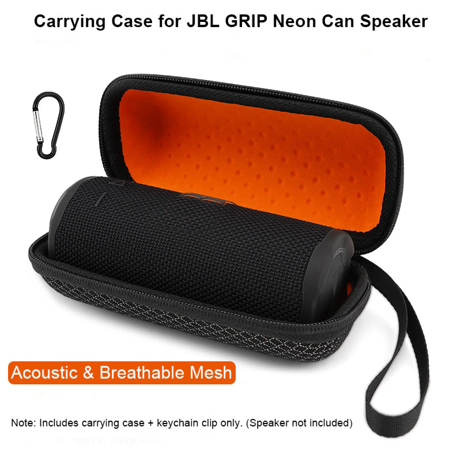 Picture 3: Portable Bluetooth-Compatible EVA Hard Case for JBL Grip Speaker - Newest Storage Bag, Dustproof & Wear-Resistant (Only Case)