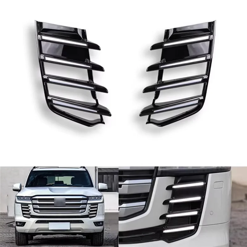 -A89Z مصباح الضباب النهار تشغيل ضوء بدوره إشارة الجبهة مصبغة ضوء لتويوتا لاند كروزر 300 LC300 2022 2023