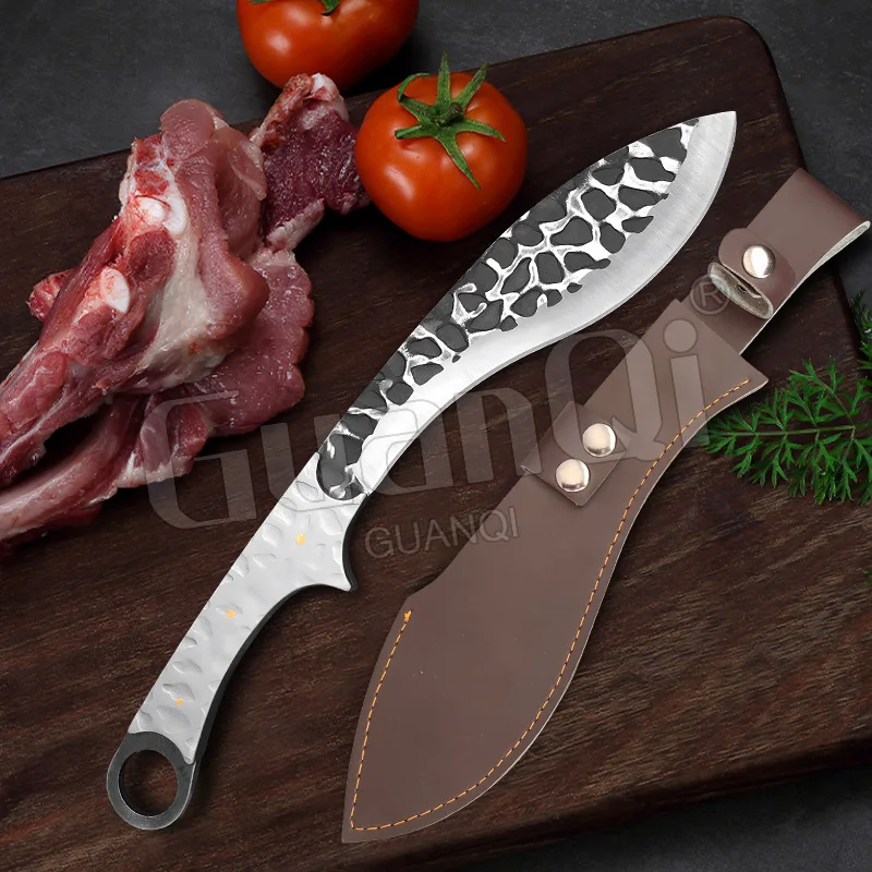 Stainless Steel Boning Chef Butcher Knife Kitchen Meat Beef Chopping Vegetables Fruit Cleaver Meat Cooking Knives