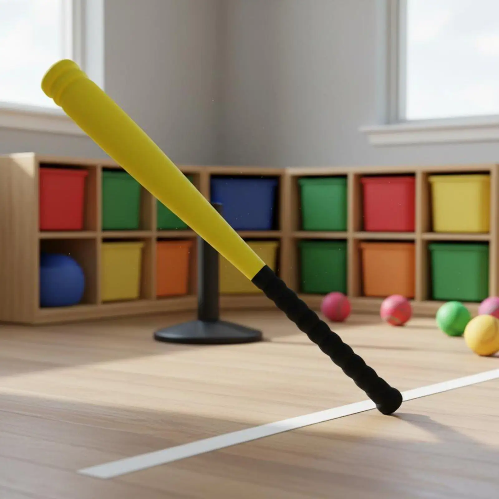 Non-slip Kids Training Bat EVA Foam Soft Baseball Stick for Batting Practice Indoor Outdoor Sports Equipment
