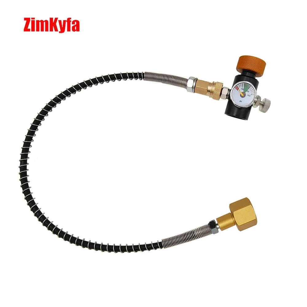Soda Cylinder Bottle Hose Adapter Kit for Sodastream to Charging Refilling CO2 From W21.8-14 Large Carbon Dioxide Tank