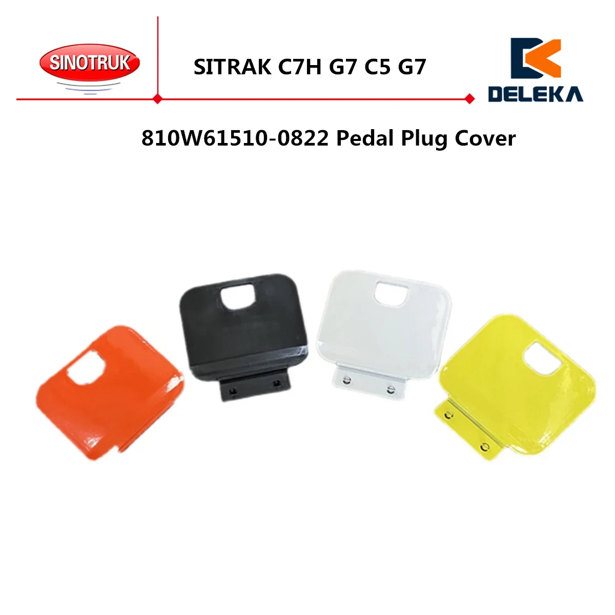 

810W61510-0822 Pedal Plug Cover For CNHTC SINOTRUK SITRAK C7H G7 C5 G7 Square Plastic Plate