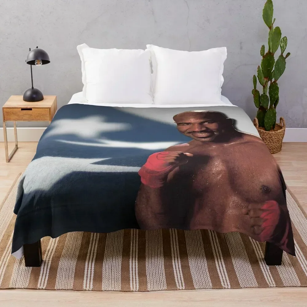 

evander holyfield 90 Throw Blanket Multi-Purpose wednesday sofa bed Shaggy Blankets