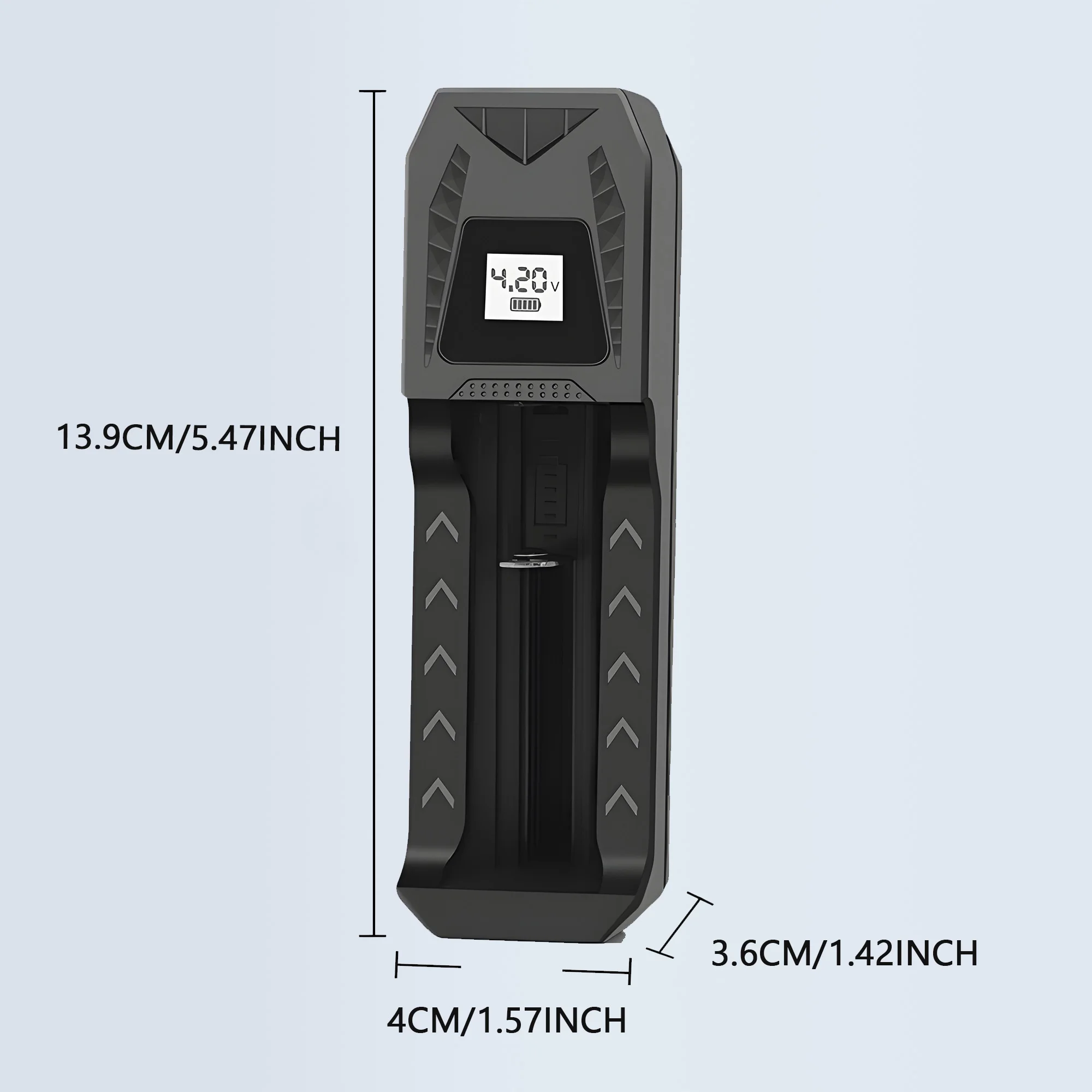 Cargador de batería 18650 1 Solt LCD para batería AA AAA Ni-MH/ni-cd de 3,7 V 26650 14500 16340 18500 21700 cargador de batería recargable