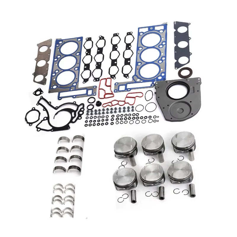Kit de reconstrução de revisão do motor Φ92.9mm para Mercedes-Benz CLS350 C350 E350 GL450 W203 W204 W211 W212 W166 X204 R230 M272 3.5L V6