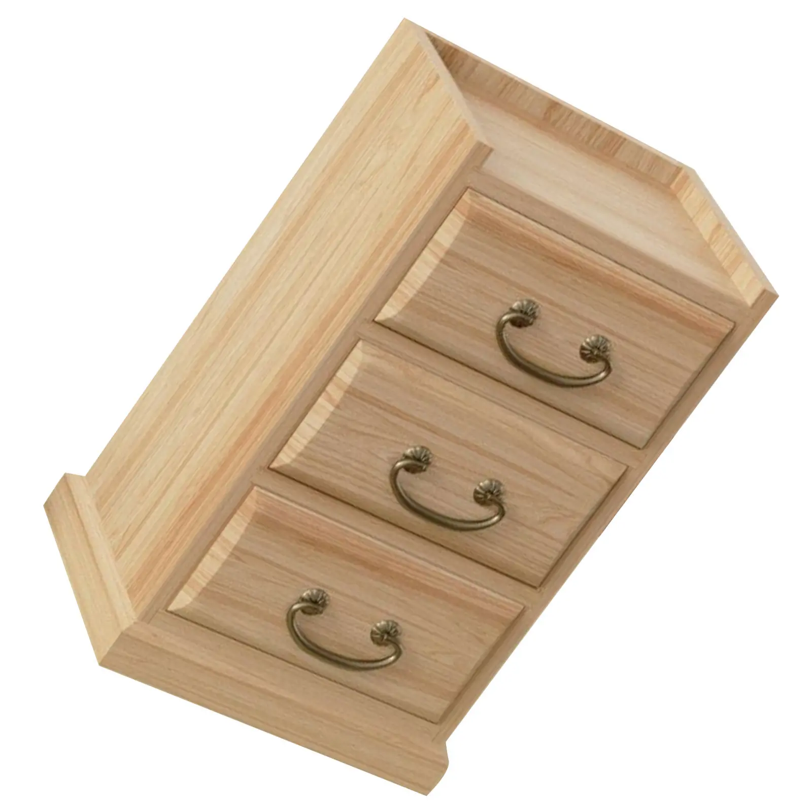 

Деревянный настольный органайзер-ящик для хранения туалетных принадлежностей, косметики, художественных и ремесленных принадлежностей