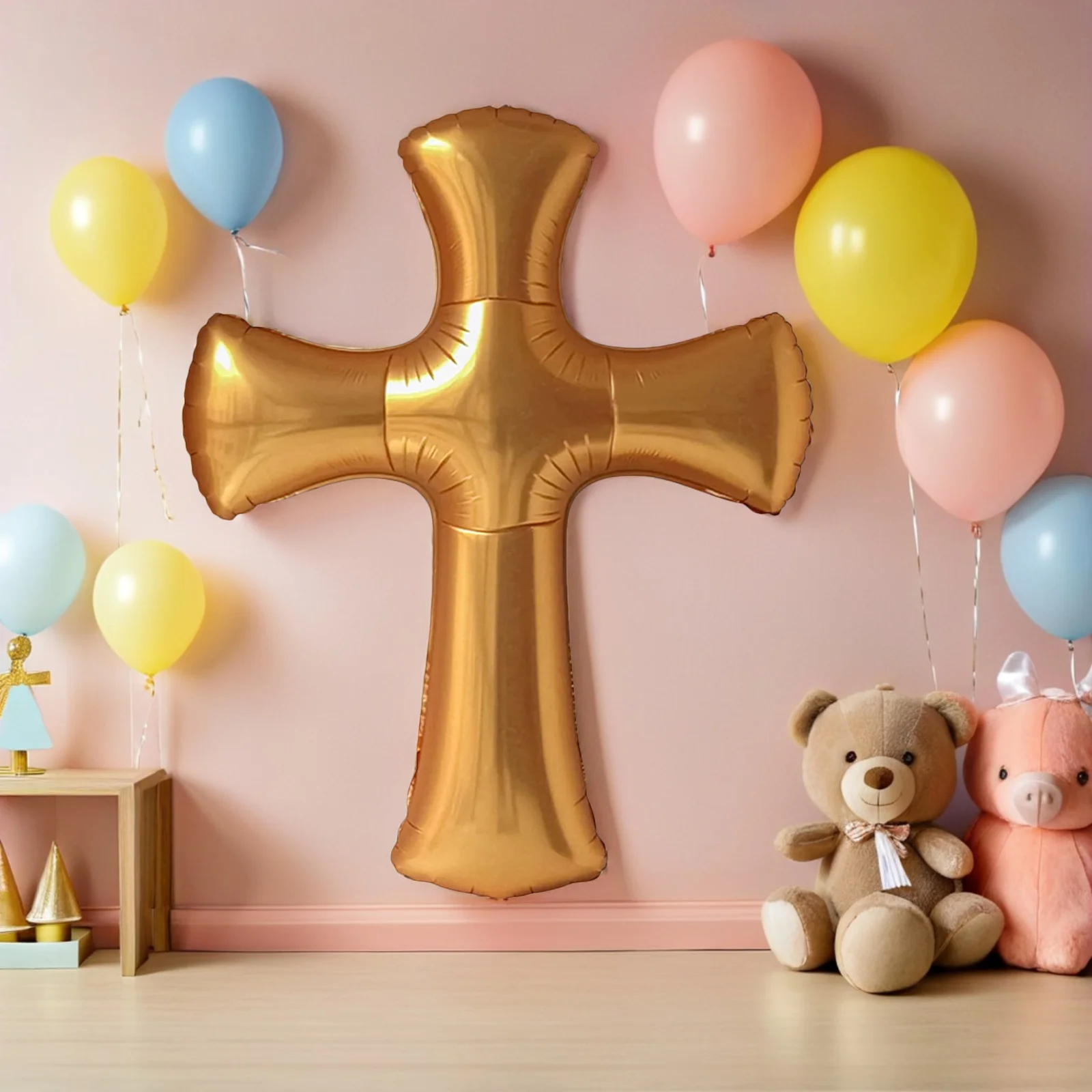 

Cross Shape Balloon Creative Cartoon Design Birthday Party Decoration Baby Shower Birthday Party Balloons