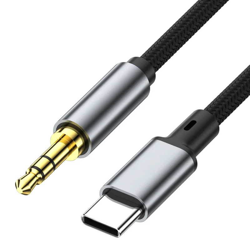 3.5mm Jack AUX Audio Cable Type-C USB C to Cord Car Speaker Headphone Adapter for Samsung Xiaomi Huawei Type-C Converter