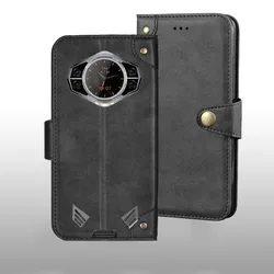 For Doogee S200 5G case Metal Buckle retro Leather Back Case For Doogee S200 5G Cover Accessories