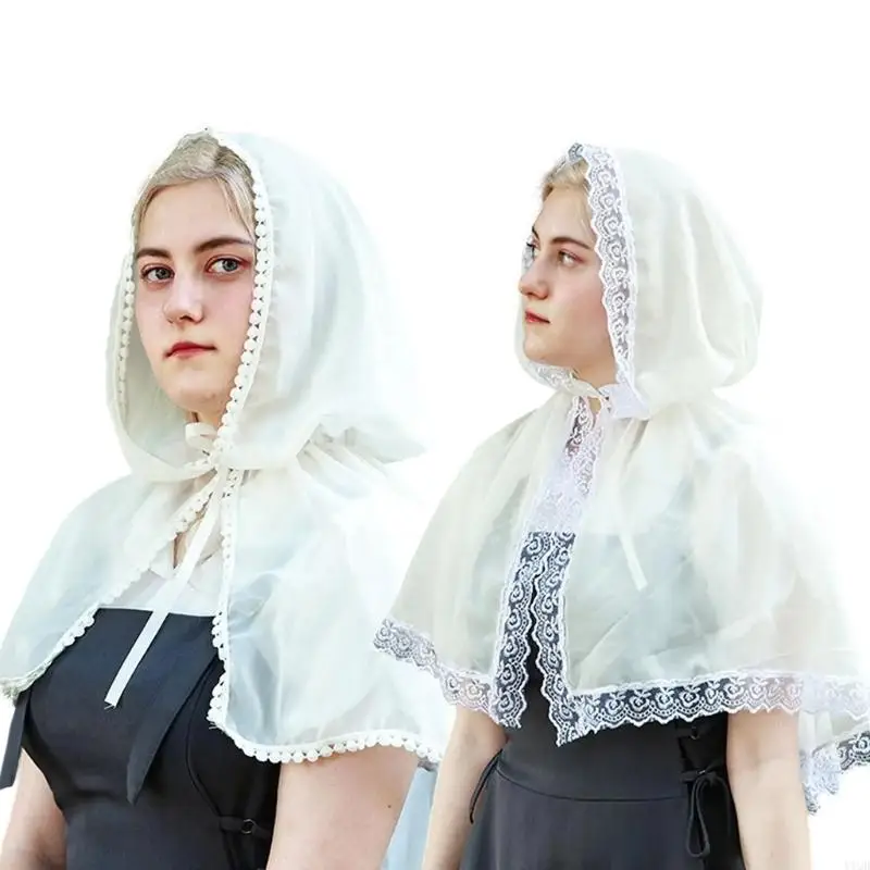 

Beautiful Lace Trimmed Chapel Veil Hairpieces Designed For Brides Comfortable Wedding Accessories Church Ceremony Veil