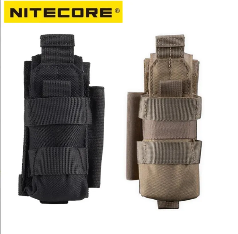 NITECORE NCP30 NCP40 Tactical Holster Equipment 2 COLOR Holder Case Pouch 1000D Nylon Flashlight Accessories outdoor Hunting