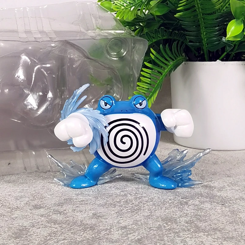 En Stock Pokemon Poliwrath figura de acción coleccionable Gk Pvc modelo decoración de escritorio muñeca de Anime juguete de juego de moda regalos de cumpleaños