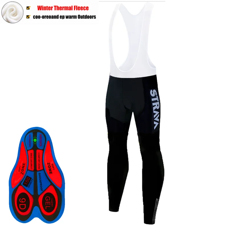 Pantalon de cyclisme Gibson rembourré Coolmax Gel, short de course de vélo, bavoir long thermique, VTT Smile, hiver