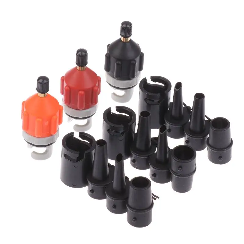 

Air Valve Adaptor Inflatable Pump Adapter Combo Kit For SUP Board Paddle Boat Kayak Tire Air Valve Pump Air Connector