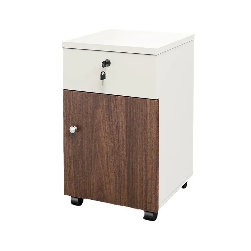bureau-moderne-simple-rangement-amovible-avec-tiroir-a-serrure