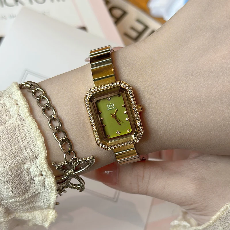 Green sugar ladies watch часы женские наручные fashion trendy green dial exquisite watch for women relogios feminino saat