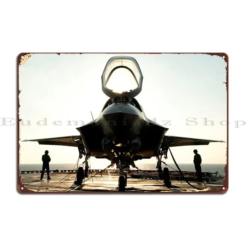 F35 Lightning Ii Metal Sign Living Room Home Pub Plates Print Kitchen Tin Sign Poster