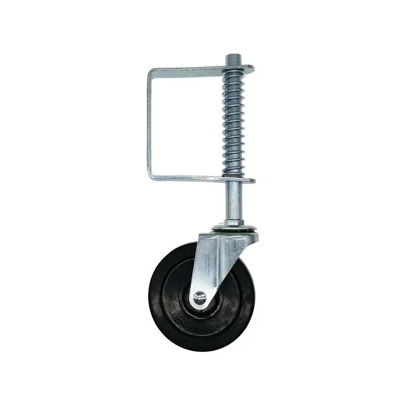 4 Inch Spring Wheel Caster Door Accessory Household Factory Door Wheel