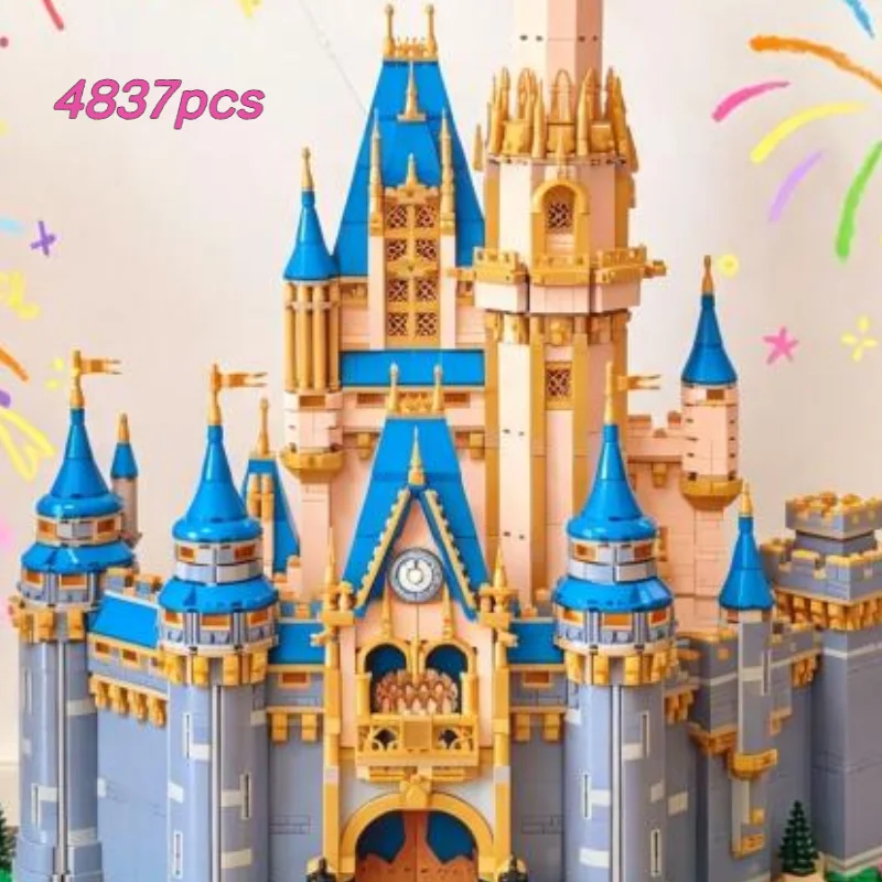 Hot Toys 4837pcs Creative Expert Classic Castle Model Modular Building Blocks Brick Action Educational Figure For Birthday Gifts