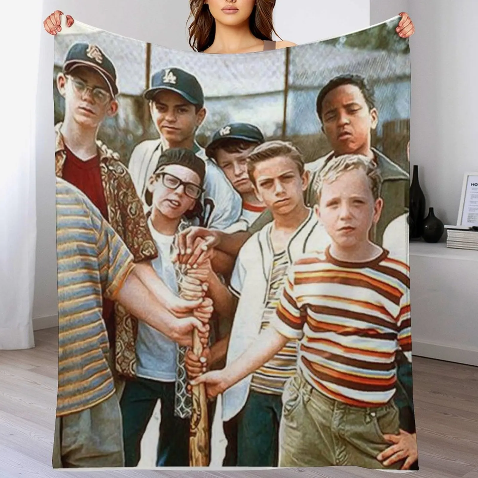 The Sandlot Movie - Poster Print Throw Blanket Baby Hair Blankets