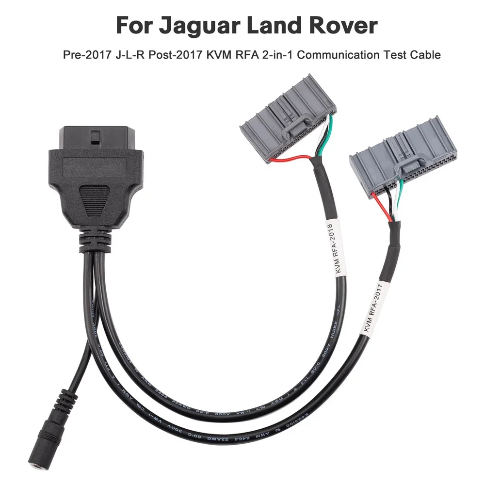 GODIAG For Jaguar Land Rover Pre-2017 J-L-R Post-2017 KVM RFA 2-in-1 Communication Test Cable