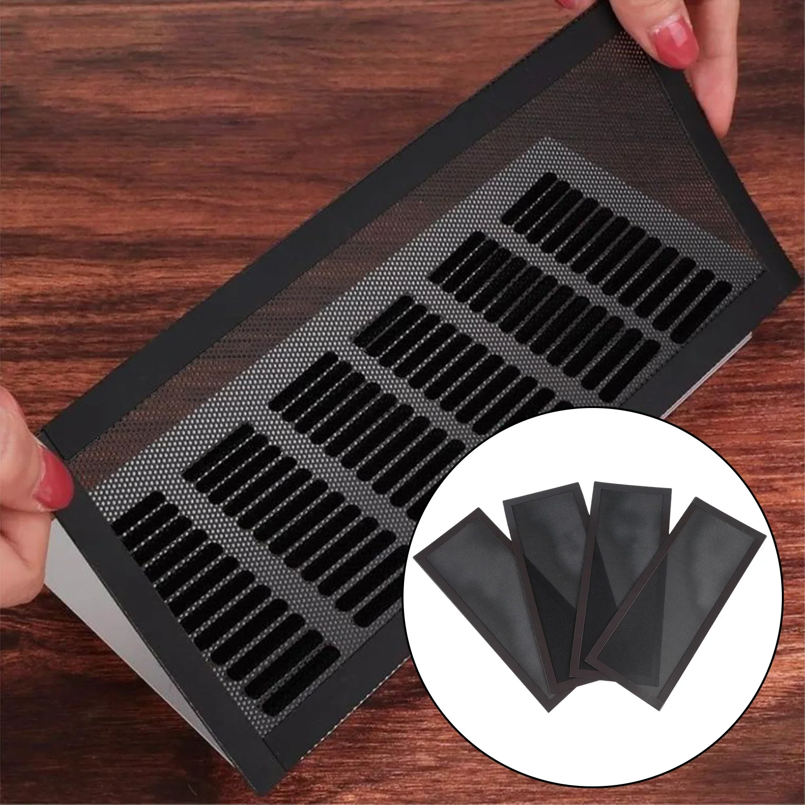 

Эффективные магнитные вентиляционные решетки 4 x 12 дюймов для предотвращения попадания мусора и насекомых, улучшающие систему вентиляции вашего дома.