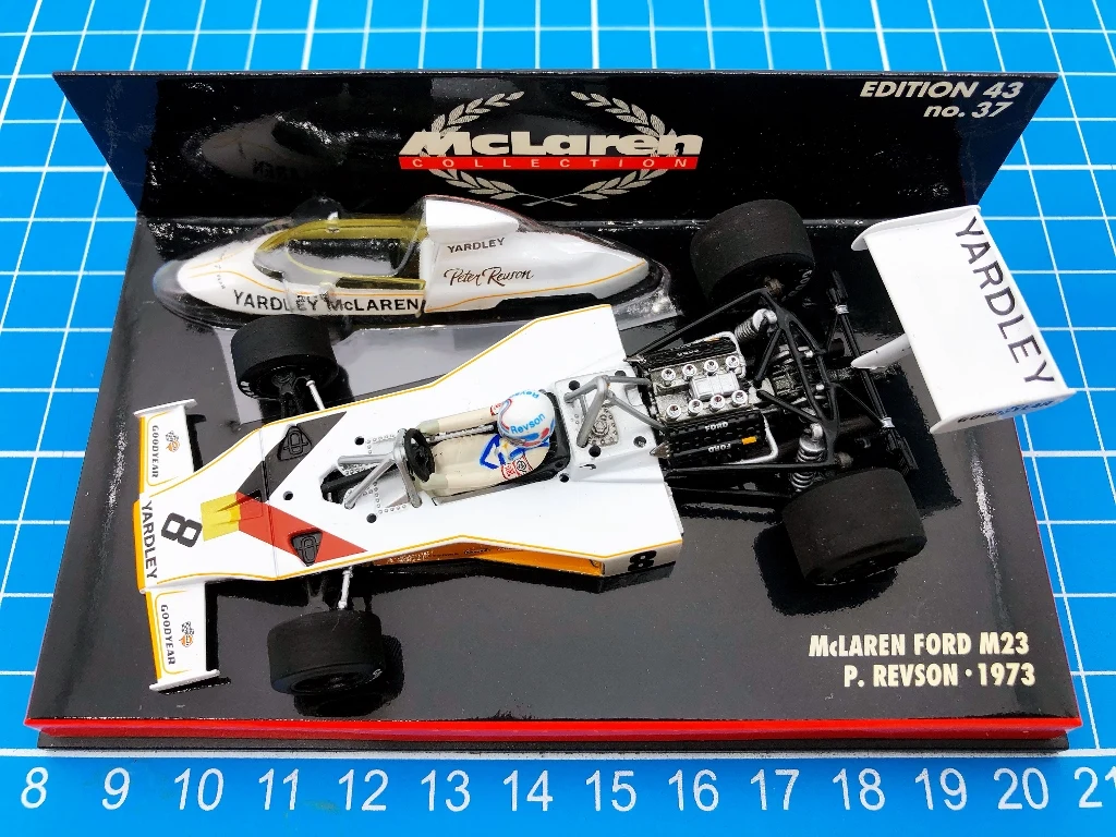 

Minichamps 1:43 F1 M23 1973 Revson Simulation Limited Edition Resin Metal Static Car Model Toy Gift