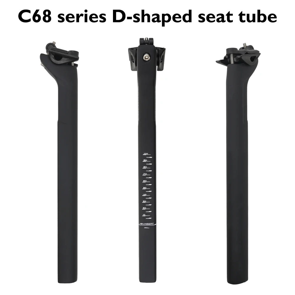 D-شكل ألياف الكربون مقعد 15 مللي متر إزاحة ل Colnago C64 C68 و ل Cervelo V3Rs V3 V4Rs مقعد الدراجة آخر 183 جرام دراجة Seatpost