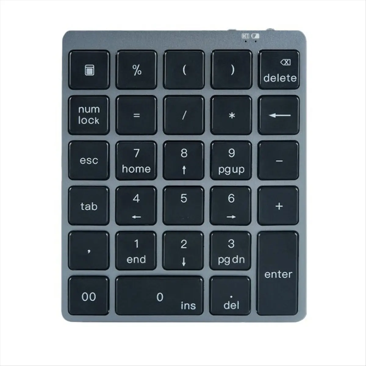 Stable- 28 Keys Numeric Keypad, Dual Modes Portable Keyboard, Waterproof Key Wired Slim Silent Keyboard, for Laptop, Computer