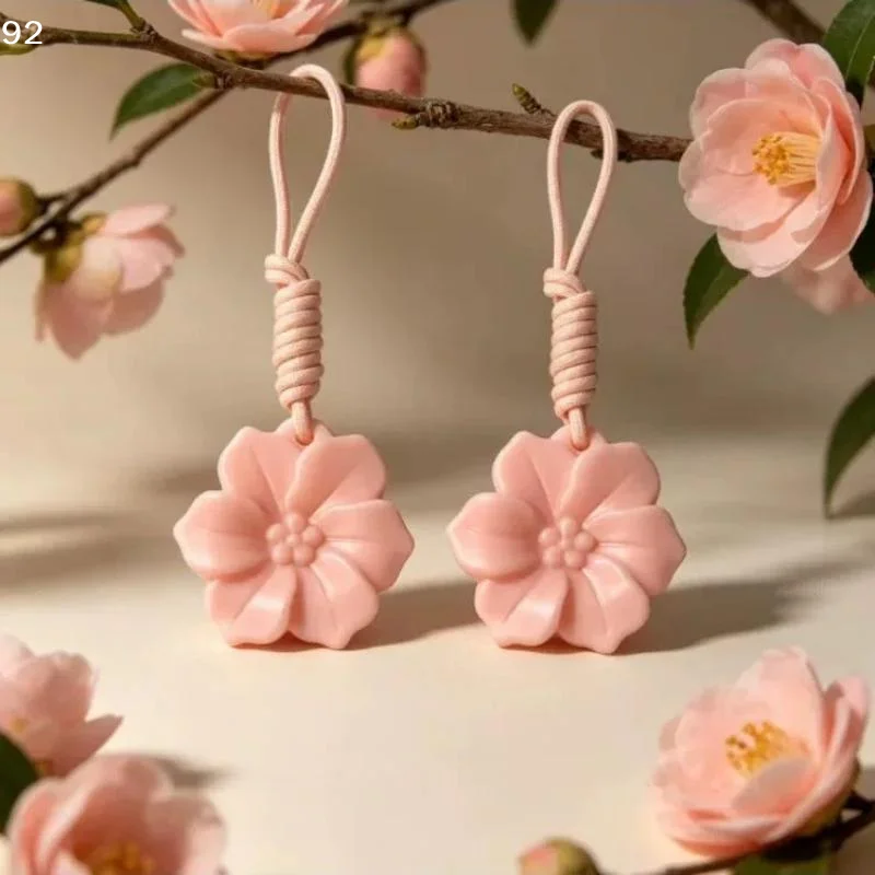 Camellia Scented Wax Hanging Ornament Natural Aromatherapy Wax Melt Fragrance Sachet For Closet Drawer Home DecorCentury House