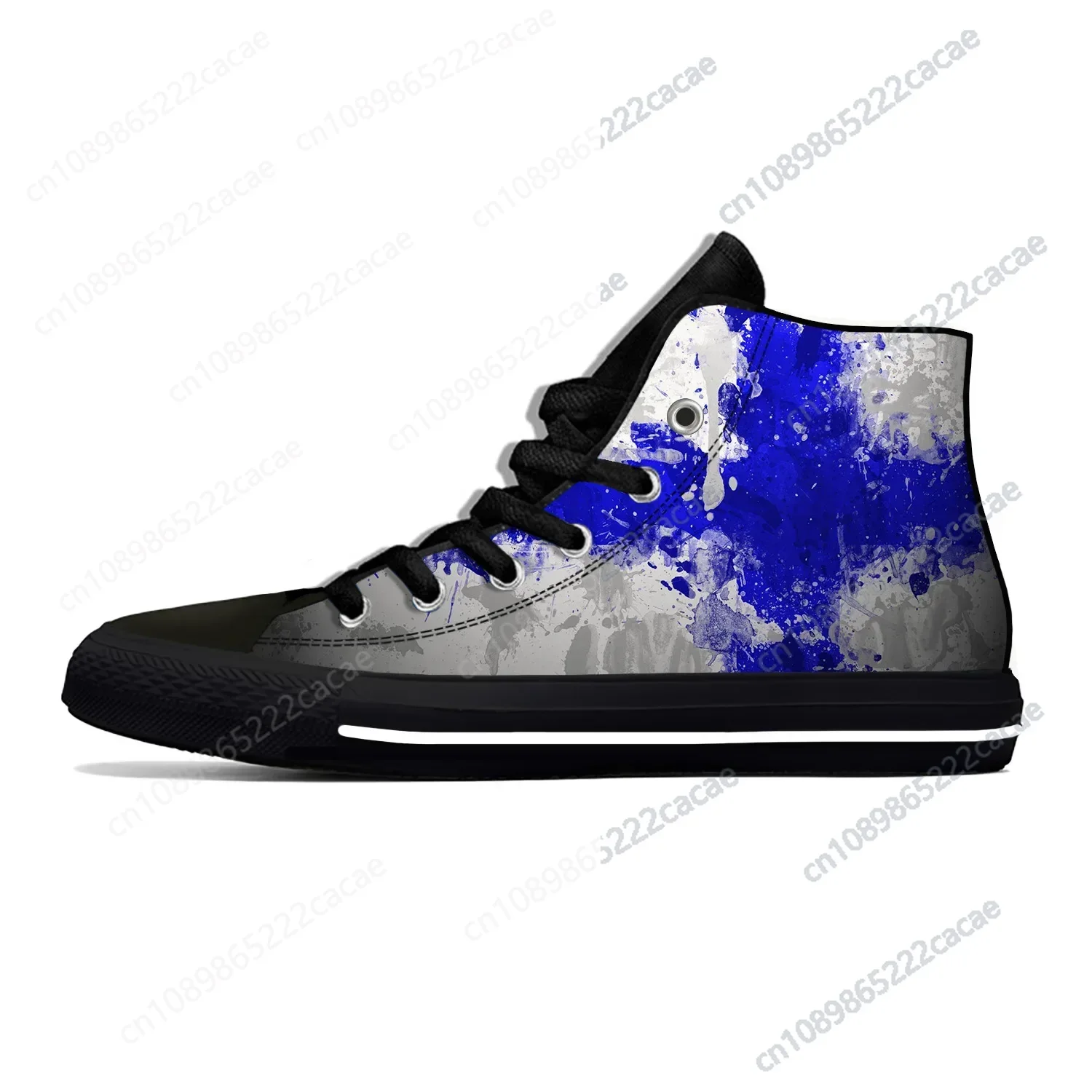 Finland Finnish Flag Patriotic Pride Fashion Cool Casual Cloth Shoes High Top Lightweight Breathable 3D Print Men Women Sneakers