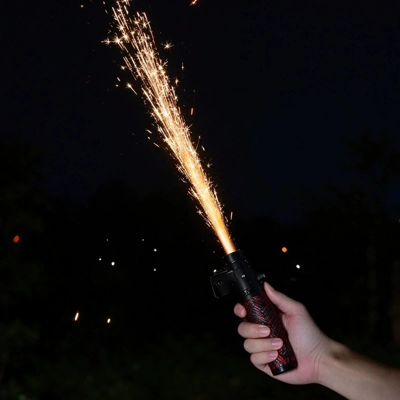 New Atmosphere Bar Lighter Handheld Metal Windproof Jet Flame Party Birthday Proposal New Year Spray Photo Prop Igniter