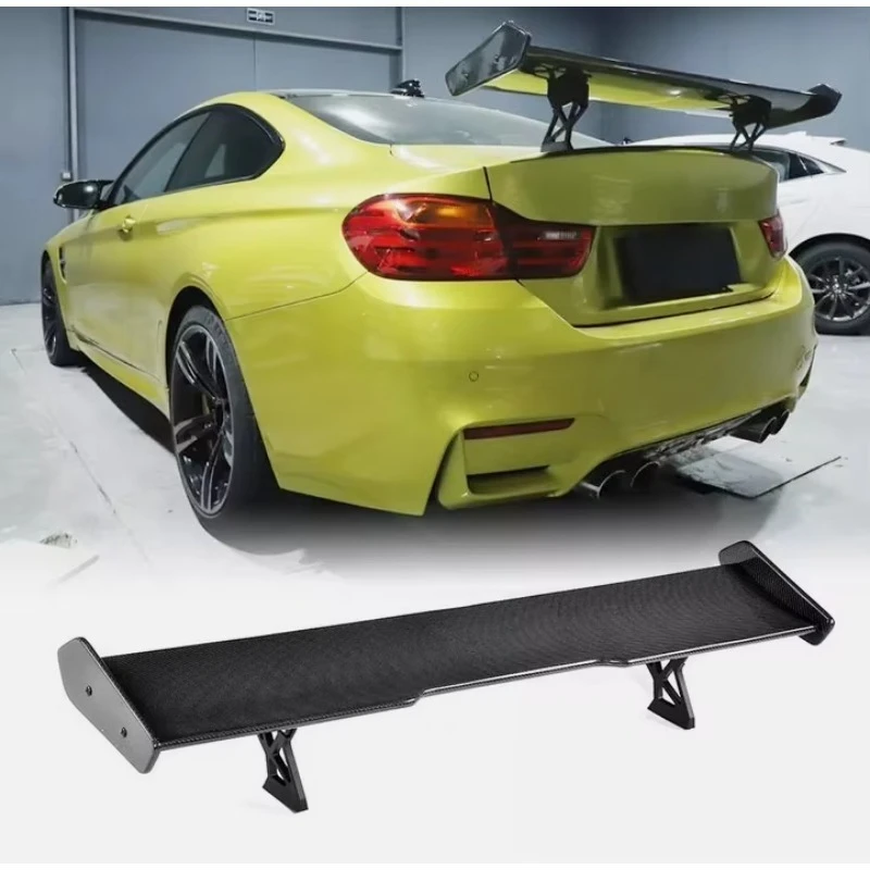 

Для F80 M3 F82 M4 14-19: Задний спойлер GT Wing Highkick из настоящего карбона для крышки багажника