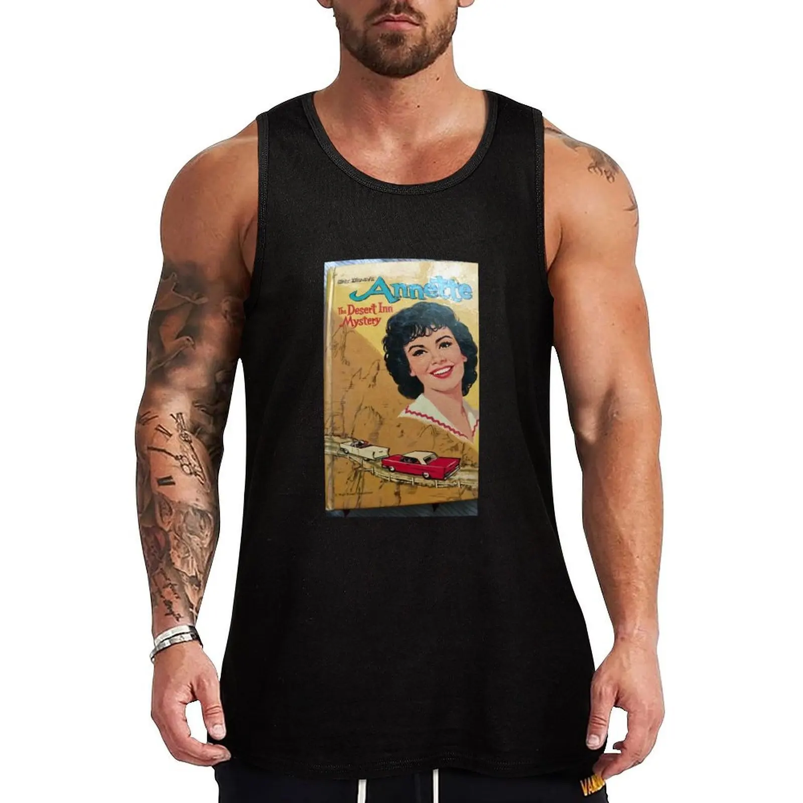 

A Mysterious Girl With Special Fate Annette FilmFunicello Mystery Trending Tank Top Classic Fit Undershirt Everyday Wear
