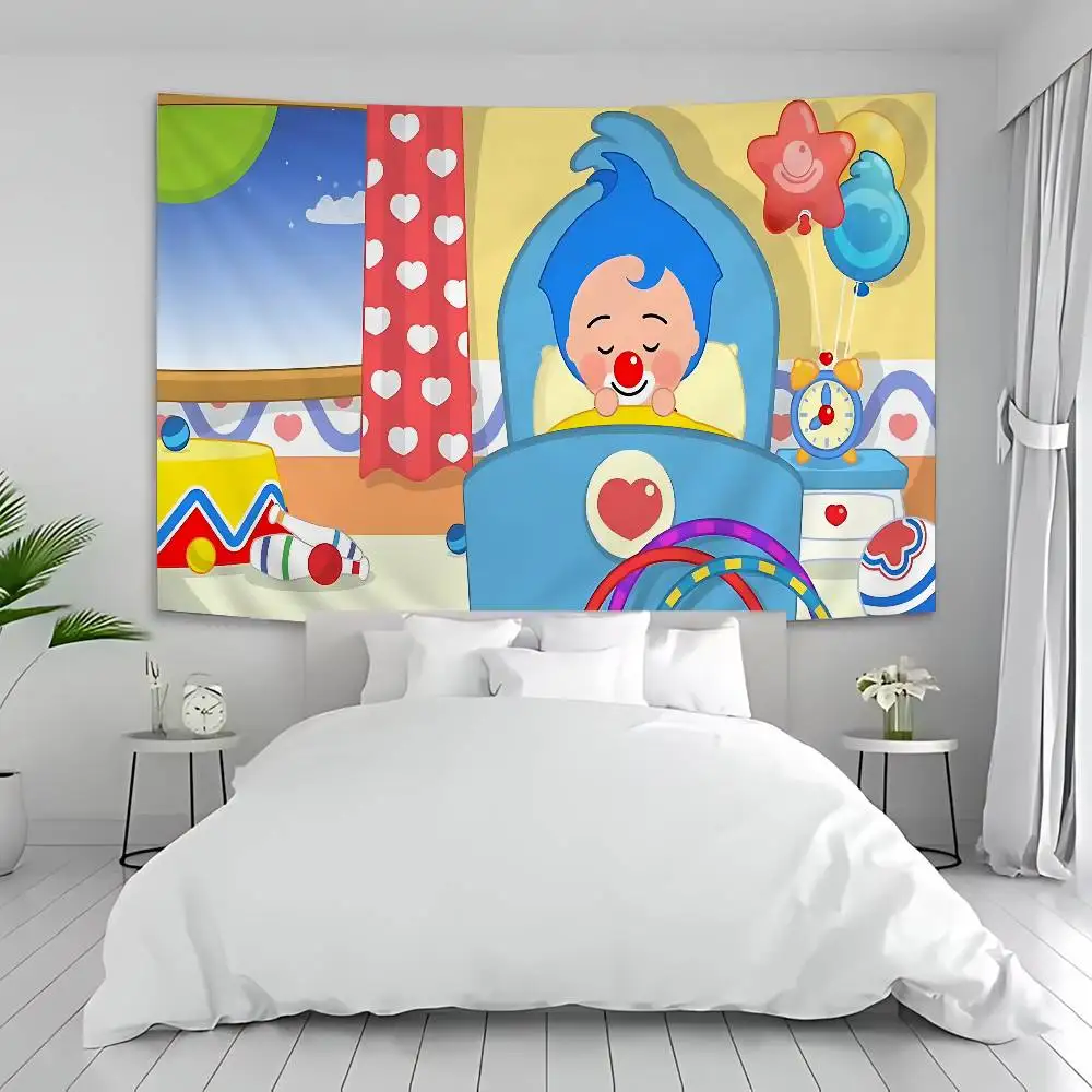 P-Plim P-Plim Anime Tapestry Hippie Flower Wall Carpets Dorm Decor Cheap Hippie Wall Hanging