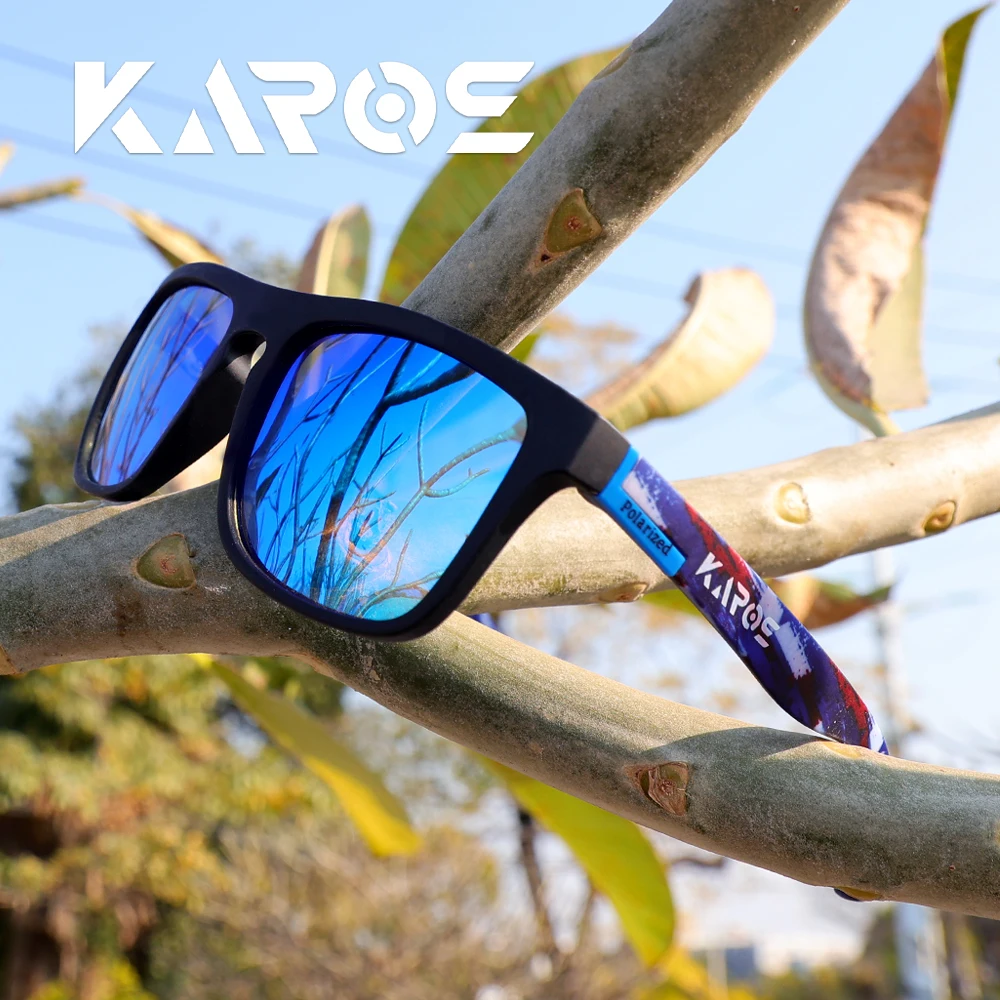 KAROS Brand New UV400 Glasses Men Women Fishing Glasses Sun Goggles Camping Hiking Driving Eyewear Sport Sunglasses