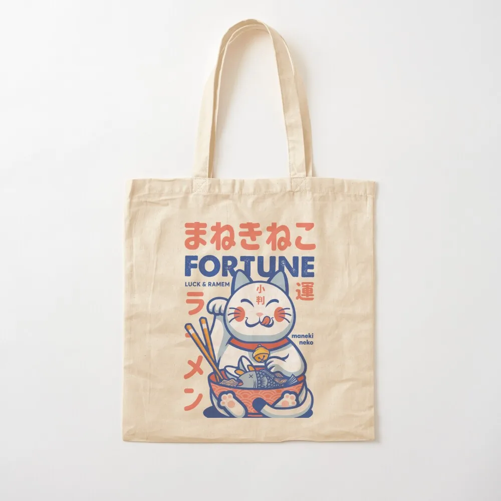 

Maneki Neko Tote Bag bags woman 2025 canvas tote bags Cloth bags large tote bag Canvas Bag