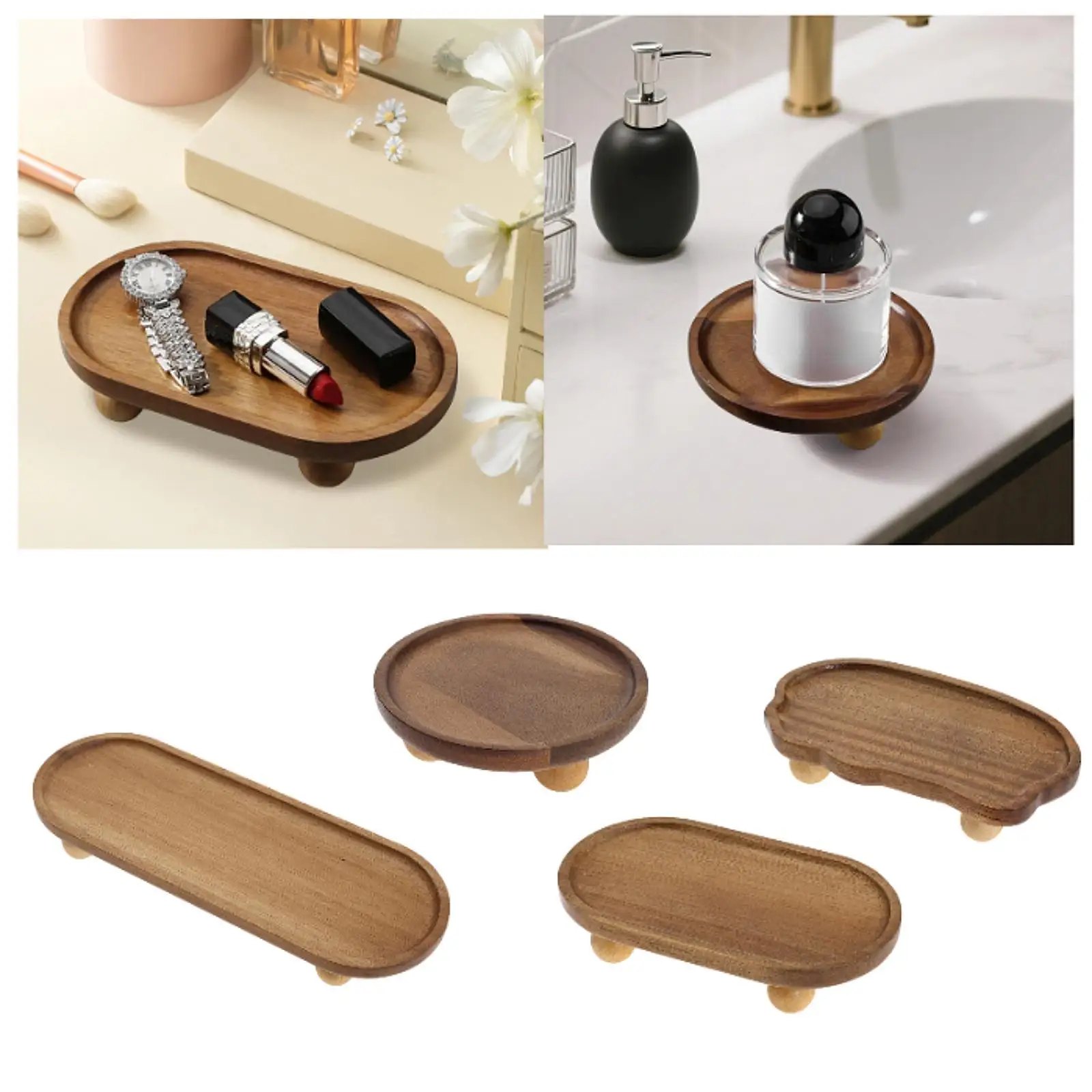 

Деревянный поднос, брелок, блюдо, организация, витрина для ювелирных изделий, пьедестал, подставка для бутылок с камином, свадебный шкаф для ванной комнаты