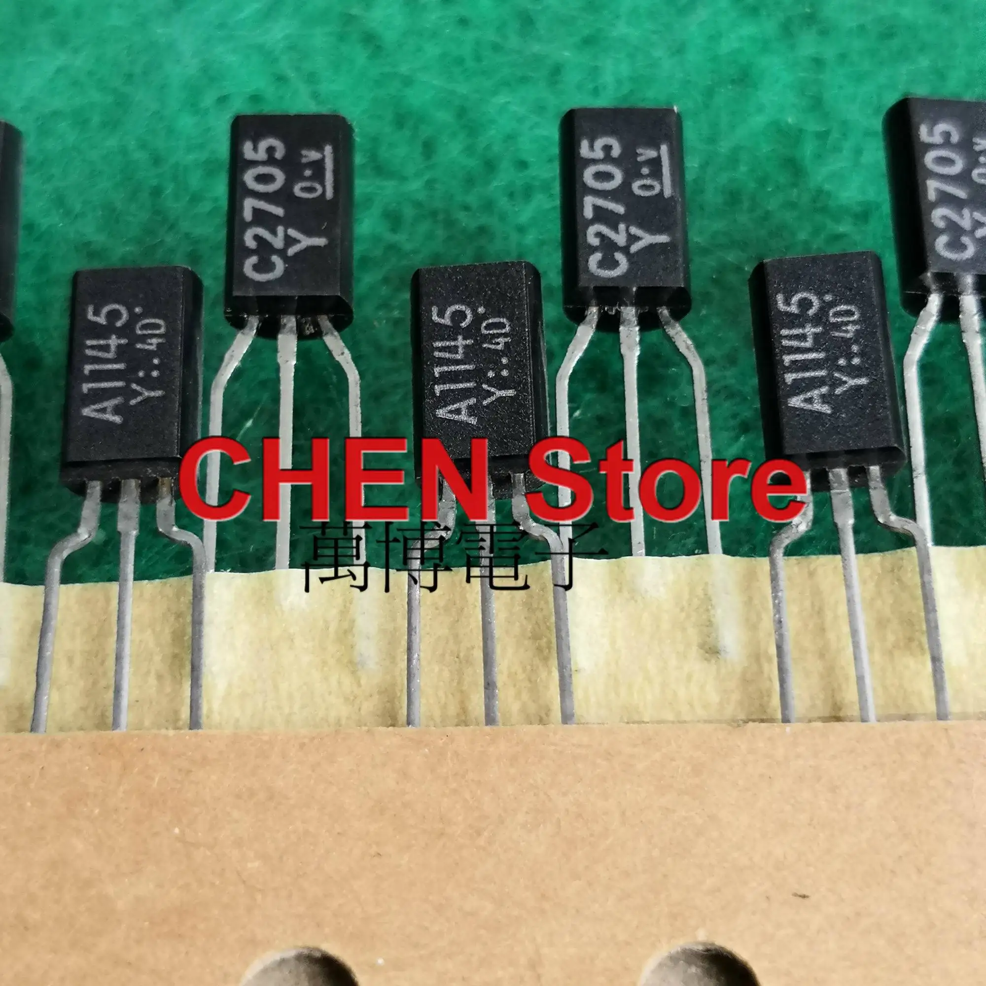 

10pair NEW Original 2SA1145 2SC2705 TO-92 Transistor A1145 C2705 Y Audio Power Amplifier A1145-Y C2705-Y White Taping