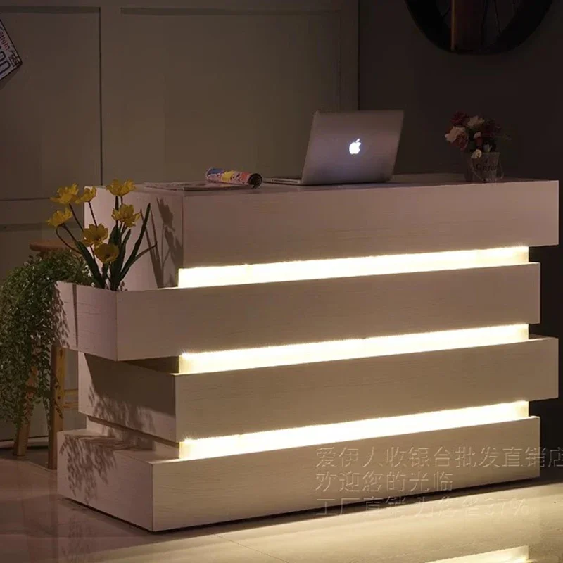 

Shop Counter Reception Tables Desk Beauty Salon Cashier Convenience Store Table Institute Checkout Podium Church Pulpit Luxury