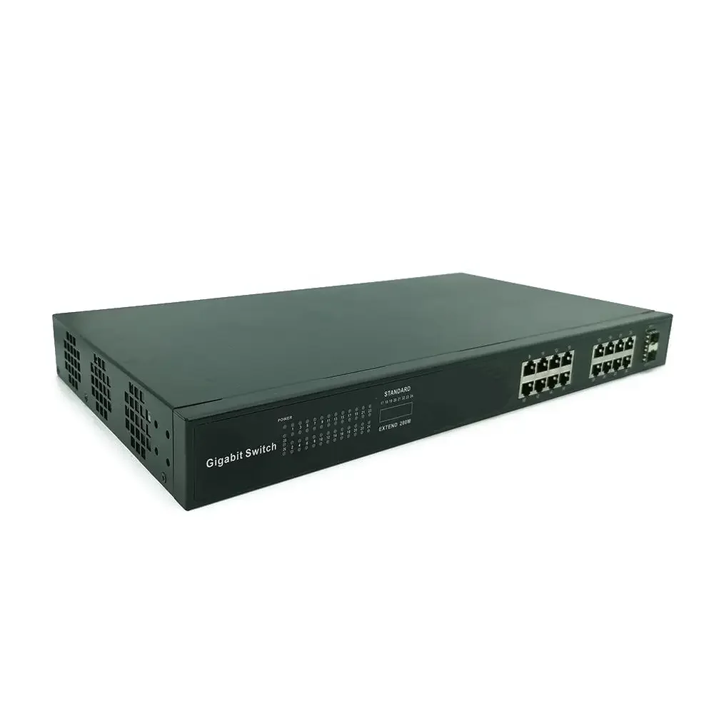 Cheap Price 16port poe smart gigabit  switch 240vdc 16 Port 1000mbps poe switch