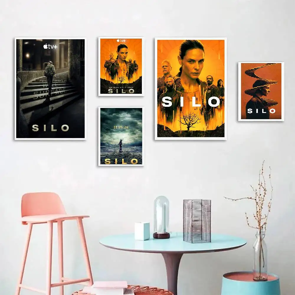 S-Silo Science Fiction TV Series Posters Living Room Bar Cafe Quality Canvas Vintage Style Comics Painting Art Home Wall Decor