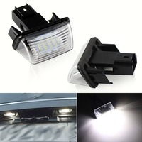 For Partner 206 207 306 307 308 5008 LED Car License Number Plate Light For C3 C4 C5 Berlingo SAXO/XSARA/XSARA II