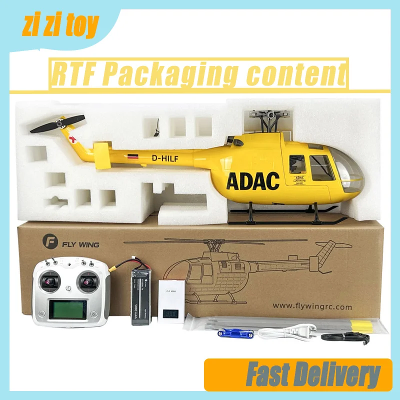 New 470 Uhi Huey Realistic Helicopter Simulation Six Channel Remote Control Model Hi Flight Control Beidou Gps Yatuo Adult Toy