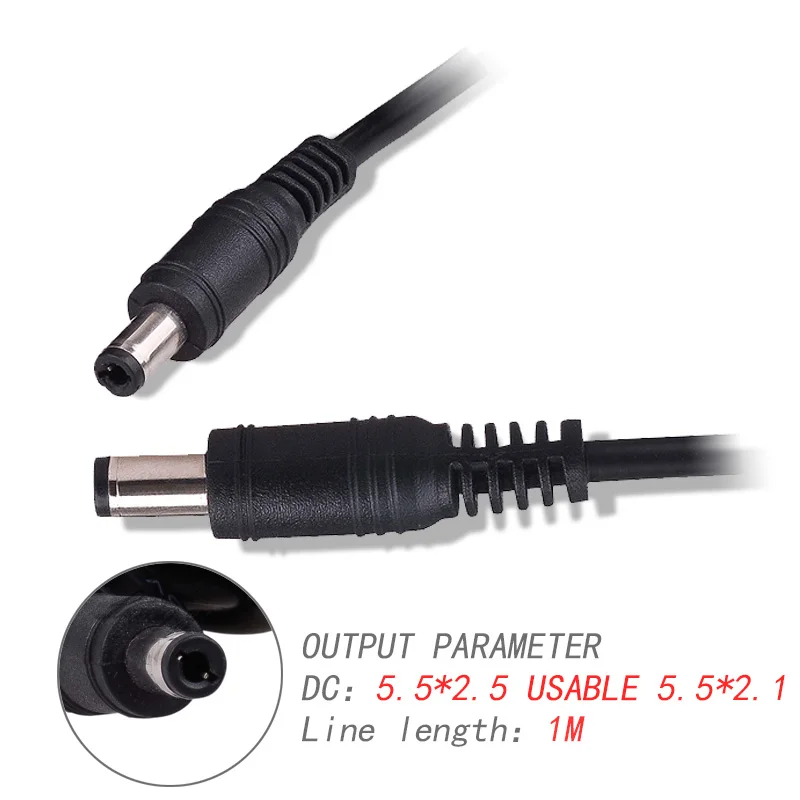 DC 15V6A Power Supply Adapter,  AC 100-240V to DC 15V 6A Switching Transformer Jack 5.5mm x 2.5mm for LED Strip, Light, Cameras