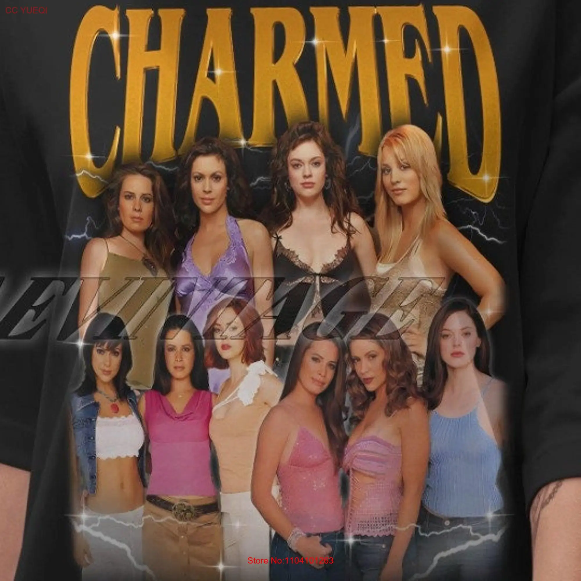 Limited Charmed TV Show Vintage T Shirt Homage Fan Retro 90s Merch long or short sleeves