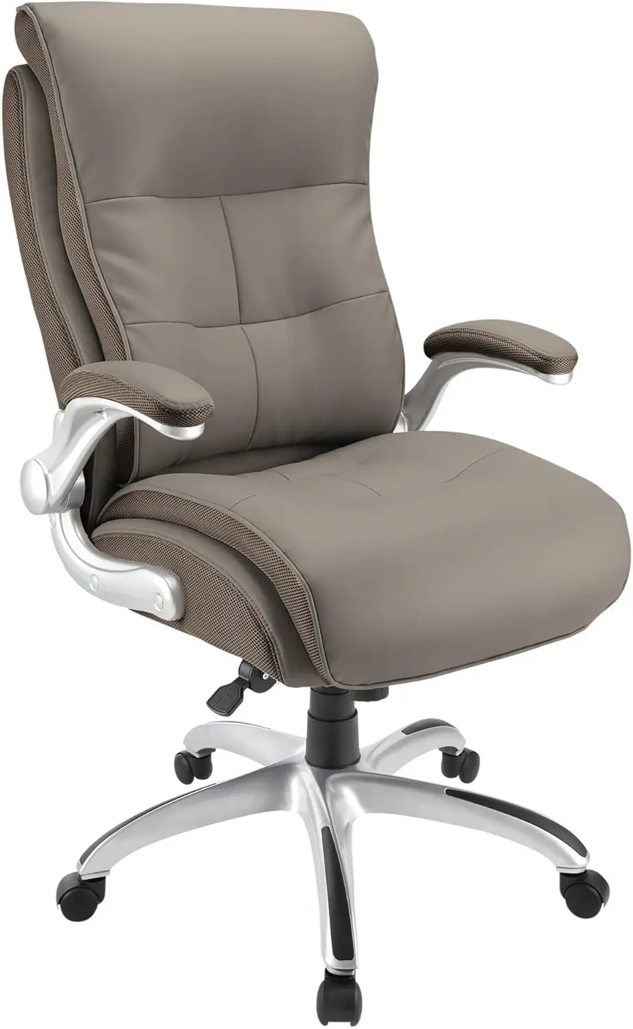 Ampresso Big & Tall Bonded Leather High-Back Chair,Adjustable design makes it easy for you Office Chairs