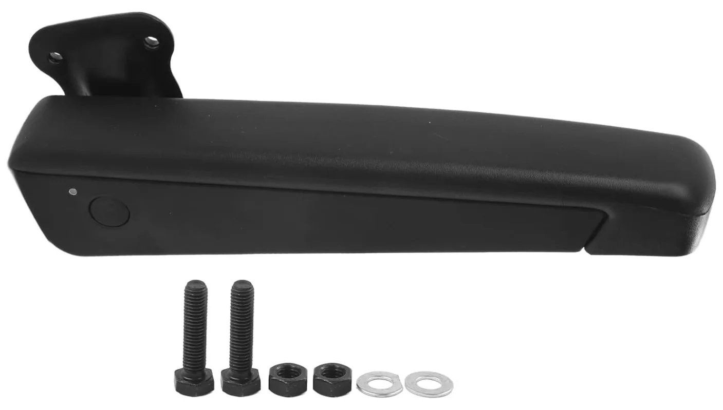 Car Armrest Replacement For RV Truck Adjustable Angle Seat Armrest Shockproof PU Sponge Black Car Right/Left Armrest Parts