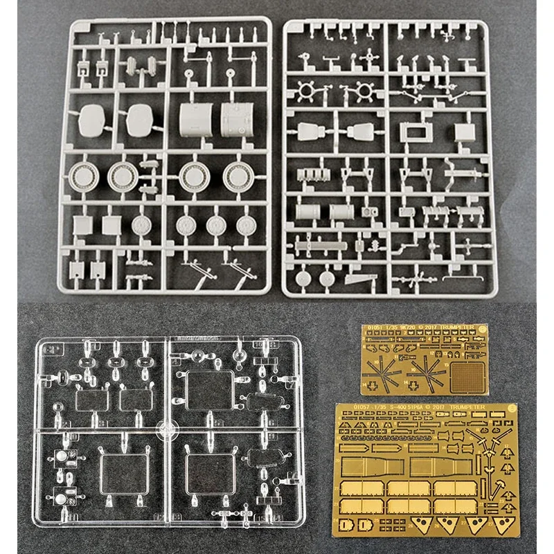 Trumpeter – Kit de modèle à échelle assemblée en plastique TP01057 S-400 51P6A lanceur de missiles 1/35